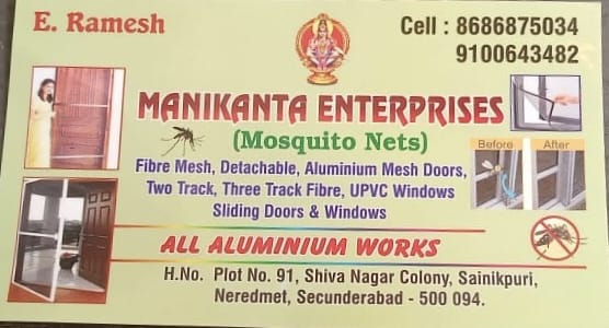 Manikanta Enterprises Mosquito Nets Secunderabad