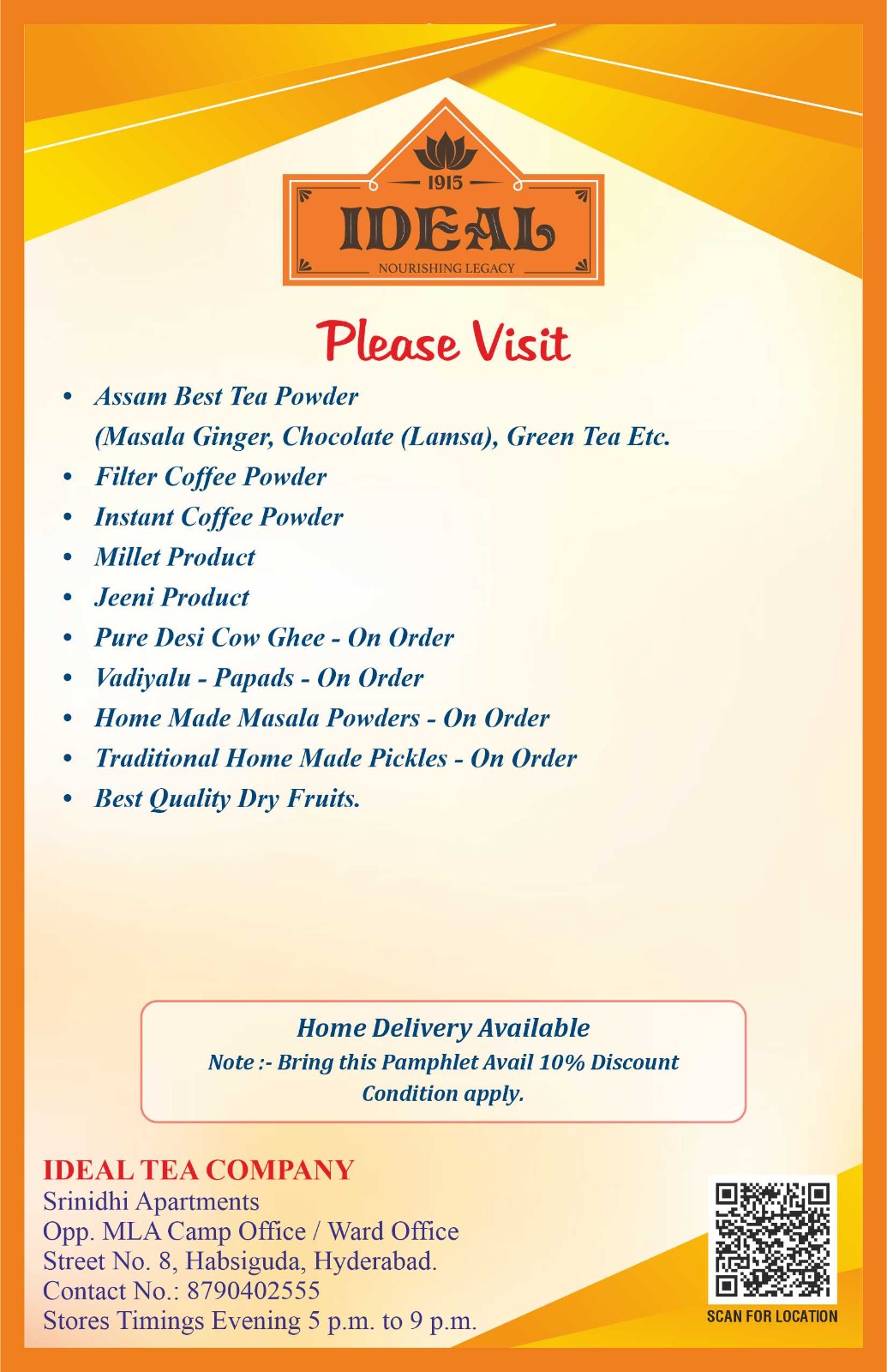 Ideal Tea Company Hyderabad