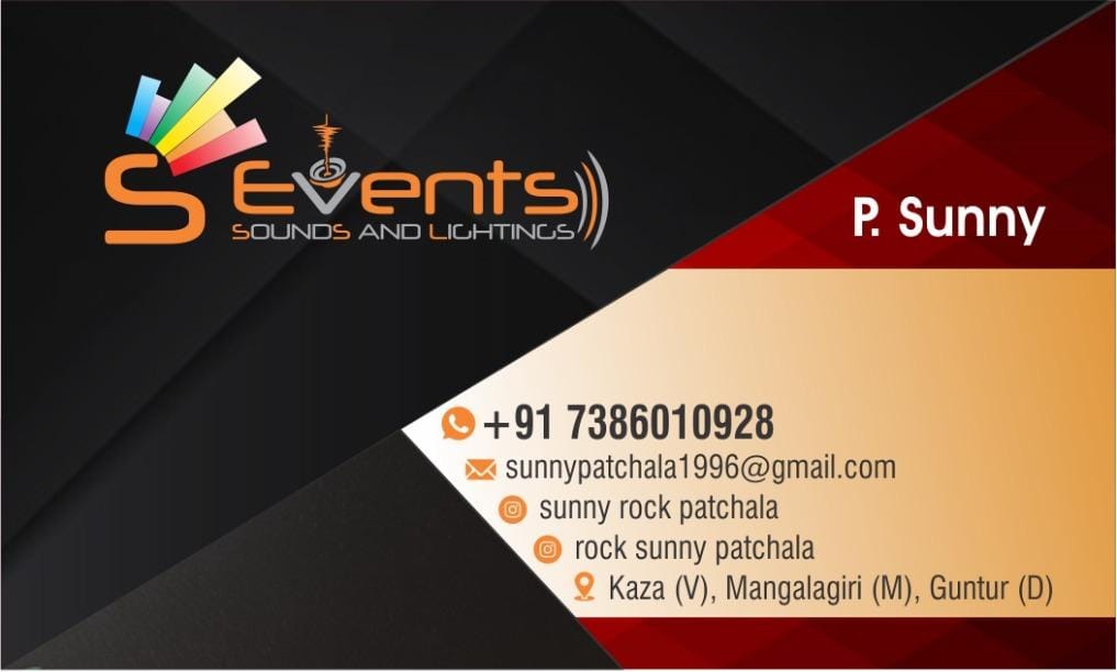 S Events Sound Lighting & Decoration Mangalagiri